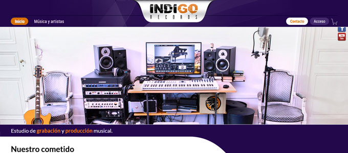 Indigo Records - Estudio de grabación y producción musical de múltiples estilos para grupos y artístas.